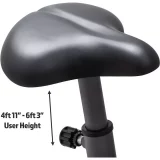 Marcy Start ME-708 Magnetic Upright Exercise Bike - Quiet & Smooth Indoor Cycling - Image 6