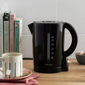 Cookworks WK8321 Black Basic Kettle - 1.7L Electric Water Boiler