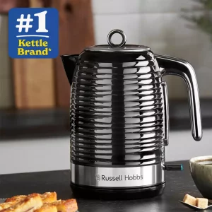 Russell Hobbs Inspire Electric Kettle 24361 – Black Textured Design