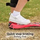 Zinc Red 3-Wheel Racecar Scooter with LED Lights - Image 6