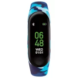 Tikkers Series 1 Kids Smart Fitness Tracker - Blue Camouflage | Durable & Stylish Activity Monitor for Kids - Image 2