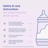 MAM Anti-Colic Baby Bottles 160ml - 3-Pack Blue, Easy Start Design - Image 6