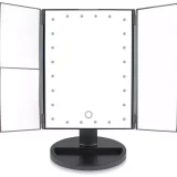 Rio 24 LED Touch Dimmable Makeup Mirror – Portable Vanity Mirror with Adjustable Brightness - Image 1