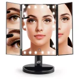 Rio 24 LED Touch Dimmable Makeup Mirror – Portable Vanity Mirror with Adjustable Brightness - Image 2