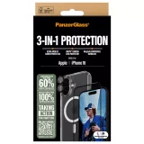 PanzerGlass iPhone 16 3-in-1 Protection Bundle – Screen Protector, Case & Lens Cover - Image 3