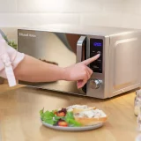 Russell Hobbs Compact 800W Microwave in Stainless Steel - Image 7