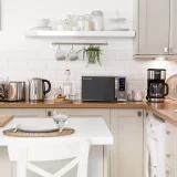 Russell Hobbs Compact 800W Microwave in Stainless Steel - Image 9