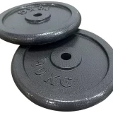 Opti Cast Iron Weights - Set of 2 x 10kg Dumbbells for Home Gym - Image 2