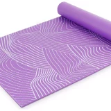 Opti 6mm Purple PVC Yoga Mat for Exercise and Fitness - Image 2