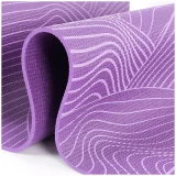 Opti 6mm Purple PVC Yoga Mat for Exercise and Fitness - Image 5