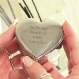Custom Heart Trinket with Personalised Message - Image 3