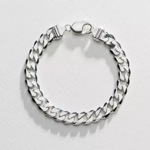 Classic Revere 925 Silver Curb Bracelet for Men & Women