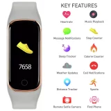 Reflex Active Series 8 Smartwatch with Grey Silicone Strap - Fitness Tracker & Health Monitor - Image 3