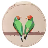 Emily Brooks Faux Leather Round Jewellery Box – Elegant Storage for Accessories - Image 2