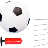 Opti Pop-Up Soccer Goal Set with Ball and Pump – 3x4ft Portable Football Nets (Set of 2) - Image 6