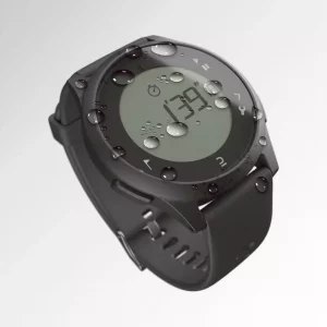 Decathlon ATW100 Black Running Stopwatch - Sports Timing Device
