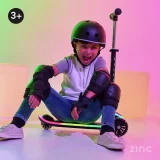Zinc Sunshine Black 3-Wheel Scooter with LED Lights - Image 8