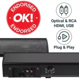 Majority Teton 2.1Ch Surround Soundbar - Image 4