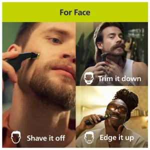 Philips OneBlade Pro 360 Hybrid Body Trimmer - Electric Shaving & Grooming Tool