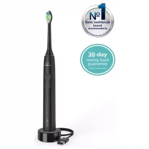 Philips Sonicare 4100 Black Sonic Electric Toothbrush for Healthier Teeth