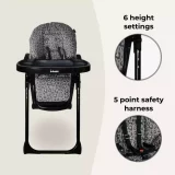 Stylish Baby Highchair – My Babiie MBHC8 Black Leopard - Image 3