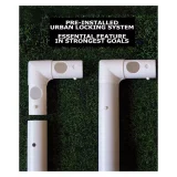 Football Flick 6x4 Urban uPVC Soccer Goal - Image 3