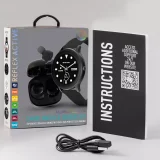 Reflex Smartwatch & Wireless Earbuds Bundle - Black - Image 6