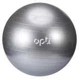 Opti 55cm Silver Gym Ball – Anti-Burst & Durable - Image 2