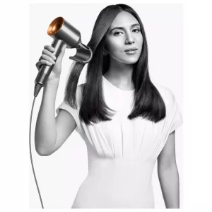 Dyson Supersonic Hair Dryer - Bright Nickel & Copper Finish | Fast Drying, Powerful Performance