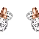Disney Mickey Mouse Silver-Plated Crystal Stud Earrings – Elegant & Stylish Jewelry - Image 2