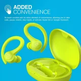 JLab GO Air Sport Wireless Earbuds - Neon Yellow | True Wireless, Sweatproof & Secure Fit - Image 6