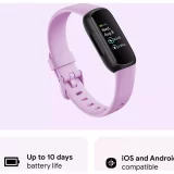 Fitbit Inspire 3 Fitness Tracker - Lilac | Activity & Health Monitor - Image 3