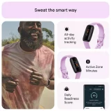 Fitbit Inspire 3 Fitness Tracker - Lilac | Activity & Health Monitor - Image 4