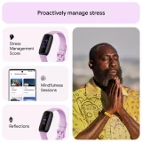 Fitbit Inspire 3 Fitness Tracker - Lilac | Activity & Health Monitor - Image 5