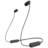 Sony WI-C100 Wireless In-Ear Headphones, Black – Clear Sound & Comfortable Fit - Image 2