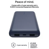Belkin 20000mAh Portable Power Bank - High Capacity, Fast Charging, Blue - Image 5