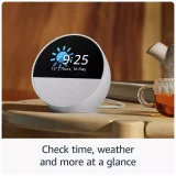 Amazon Echo Spot – Smart Alarm Clock & Assistant with Alexa (Blue) - Image 3
