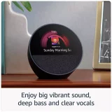 Amazon Echo Spot – Smart Alarm Clock & Assistant with Alexa (Blue) - Image 4