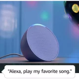 Amazon Echo Pop 2023 Smart Speaker with Alexa – Black, Compact Voice Assistant - Image 3
