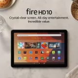 Amazon Fire HD 10 Tablet 2023, 10.1" Screen, 32GB Storage, Wi-Fi - Black - Image 1