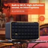 JBL Authentic 200 Bluetooth Smart Home Speaker - Black & Gold Design - Image 3