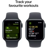 Apple Watch SE 2024 GPS 40mm Midnight Sport Band M/L – Fitness Tracker & Smartwatch - Image 6