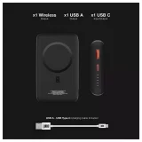 Juice MagTec 3 10000mAh Wireless Power Bank – Fast Charging, Portable, Black - Image 5