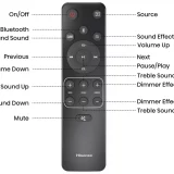 Hisense HS2100 240W 2.1Ch Soundbar with Wireless Subwoofer - Enhanced Audio Experience - Image 11