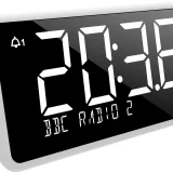 Bush Oxford DAB+/FM Radio Clock - White Color - Image 2