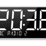 Bush Oxford DAB+/FM Radio Clock - White Color - Image 3