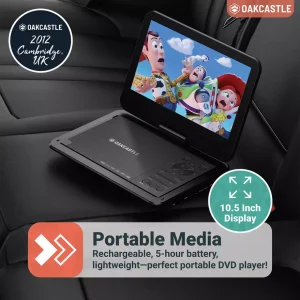OAKCASTLE DVD120 10.5" In-Car DVD Player with Screen