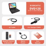 OAKCASTLE DVD120 10.5" In-Car DVD Player with Screen - Image 5