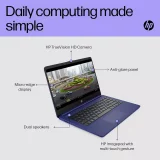 HP Stream 14s-dq0012na 14" Laptop – Intel Celeron, 4GB RAM, 128GB Storage – Blue - Image 3