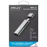 PNY 3-Port USB-C Card Reader & Adapter – High-Speed Data Transfer - Image 2